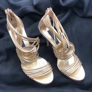 Ann Taylor Gold Sandal